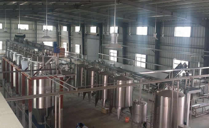 酵素粉剂、含片与液体生产线实例